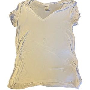 Victoria secret pink white top sleepwear